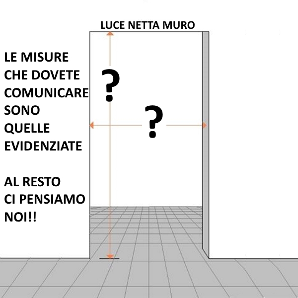 Porta scorrevole esterno muro bianca/noce/wengècompleta di binario e ... Altezza porte esterne